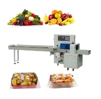 Horizontal Vegetable Flow Pack Machine