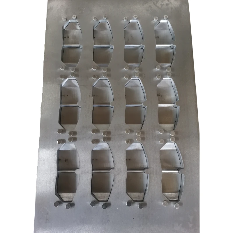 Brake pad hot press mold-